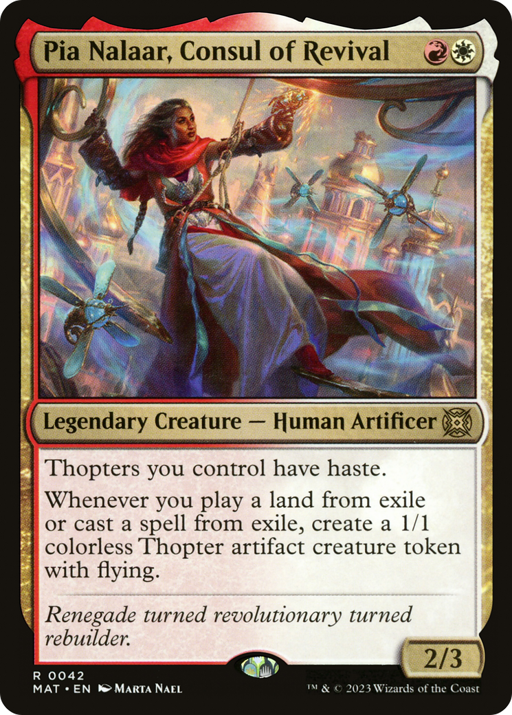 Pia Nalaar, Consul of Revival [March of the Machine: The Aftermath] - Magic: The Gathering - Card Brawlers | Quebec | Canada |