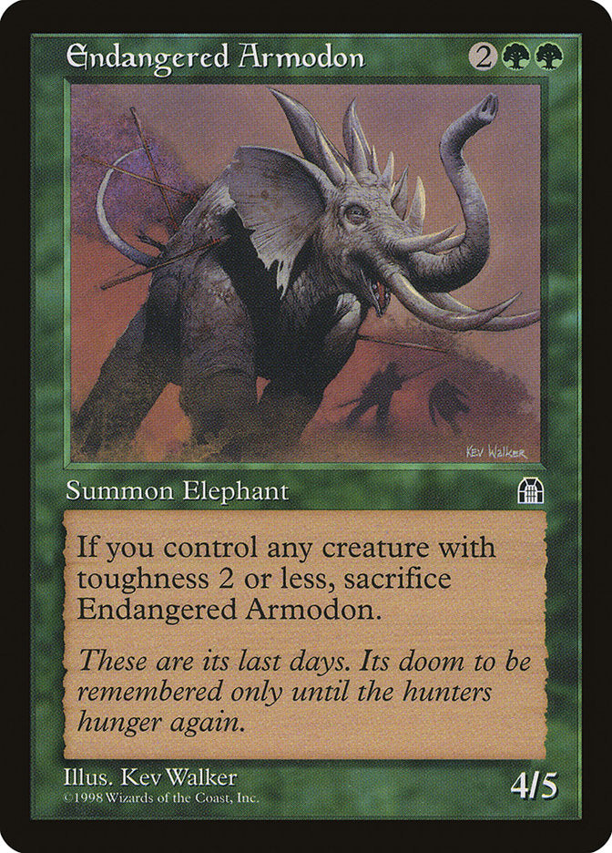 Endangered Armodon [Stronghold] - Magic: The Gathering - Card Brawlers | Quebec | Canada |