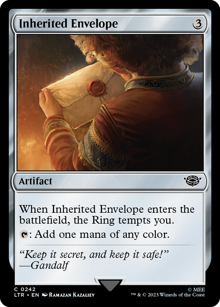 Inherited Envelope [The Lord of the Rings: Tales of Middle-Earth] - Magic: The Gathering - Card Brawlers | Quebec | Canada |