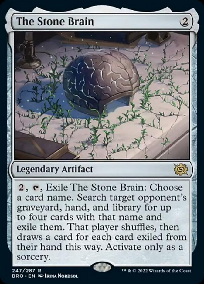 The Stone Brain [The Brothers' War] - Magic: The Gathering - Card Brawlers | Quebec | Canada |