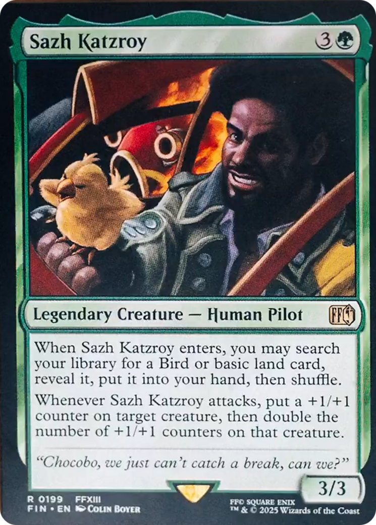 Sazh Katzroy [FINAL FANTASY] - Magic: The Gathering - Card Brawlers | Quebec | Canada |