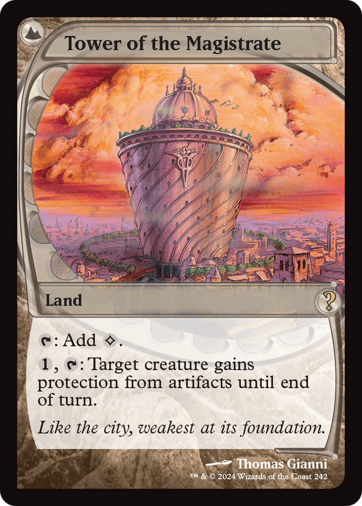 Tower of the Magistrate (Future Sight) [Mystery Booster 2] - Magic: The Gathering - Card Brawlers | Quebec | Canada |