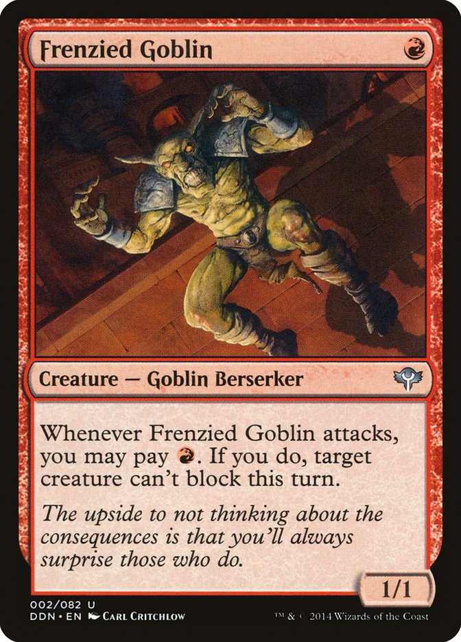 Frenzied Goblin [Duel Decks: Speed vs. Cunning] - Magic: The Gathering - Card Brawlers | Quebec | Canada |
