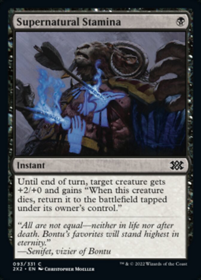 Supernatural Stamina [Double Masters 2022] - Magic: The Gathering - Card Brawlers | Quebec | Canada |
