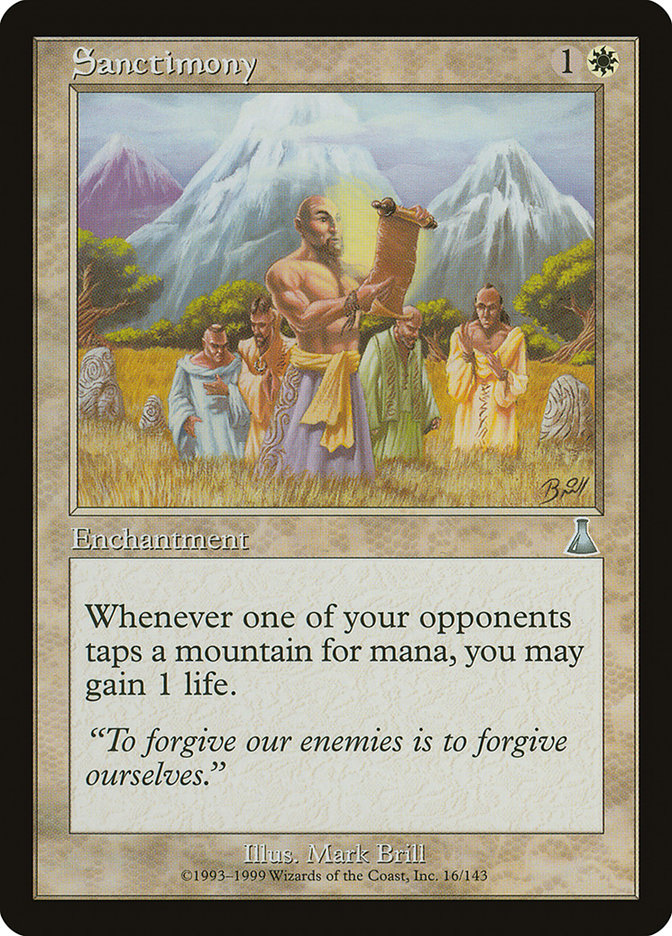 Sanctimony [Urza's Destiny] - Magic: The Gathering - Card Brawlers | Quebec | Canada |