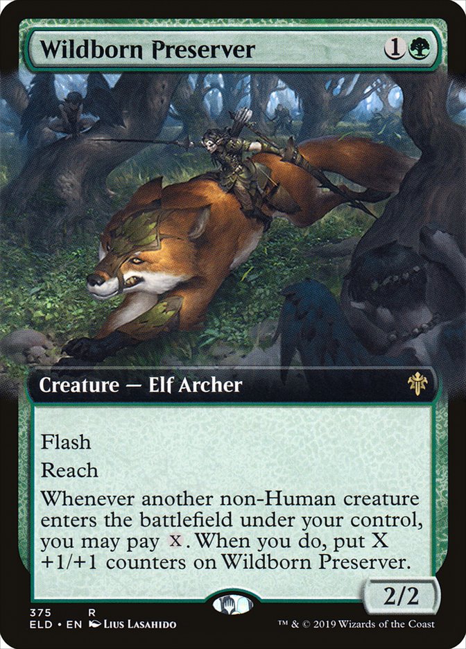 Wildborn Preserver (Extended Art) [Throne of Eldraine] - Magic: The Gathering - Card Brawlers | Quebec | Canada |