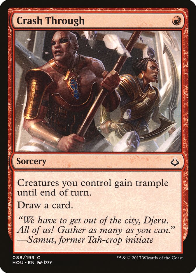Crash Through [Hour of Devastation] - Magic: The Gathering - Card Brawlers | Quebec | Canada |