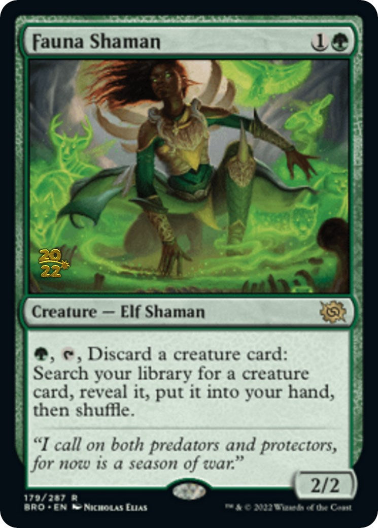 Fauna Shaman [The Brothers' War Prerelease Promos] - Magic: The Gathering - Card Brawlers | Quebec | Canada |