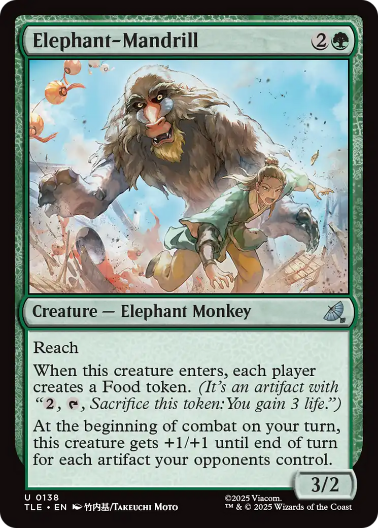 Elephant-Mandrill [Avatar: The Last Airbender: Eternal-Legal] - Magic: The Gathering - Card Brawlers | Quebec | Canada |