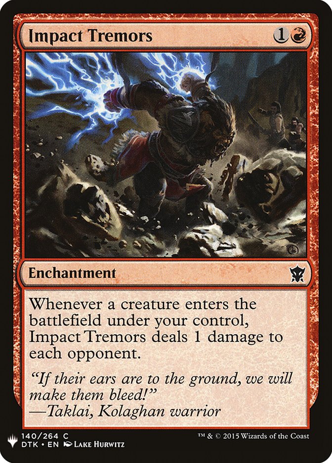 Impact Tremors [Mystery Booster] - Magic: The Gathering - Card Brawlers | Quebec | Canada |
