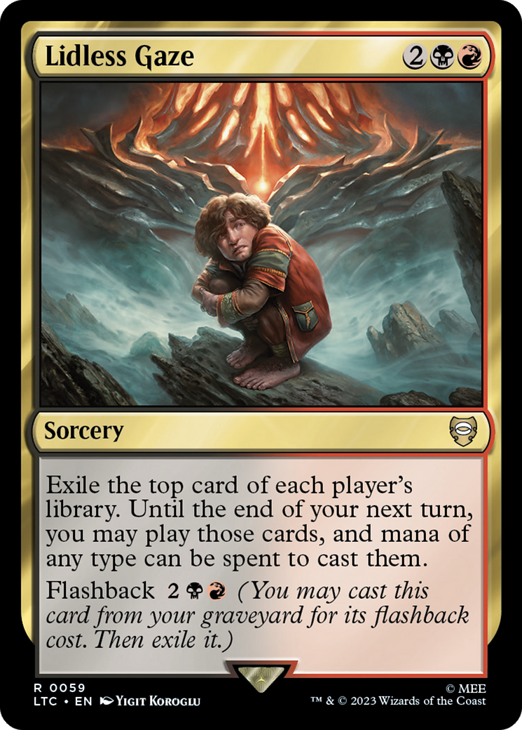 Lidless Gaze [The Lord of the Rings: Tales of Middle-Earth Commander] - Magic: The Gathering - Card Brawlers | Quebec | Canada |