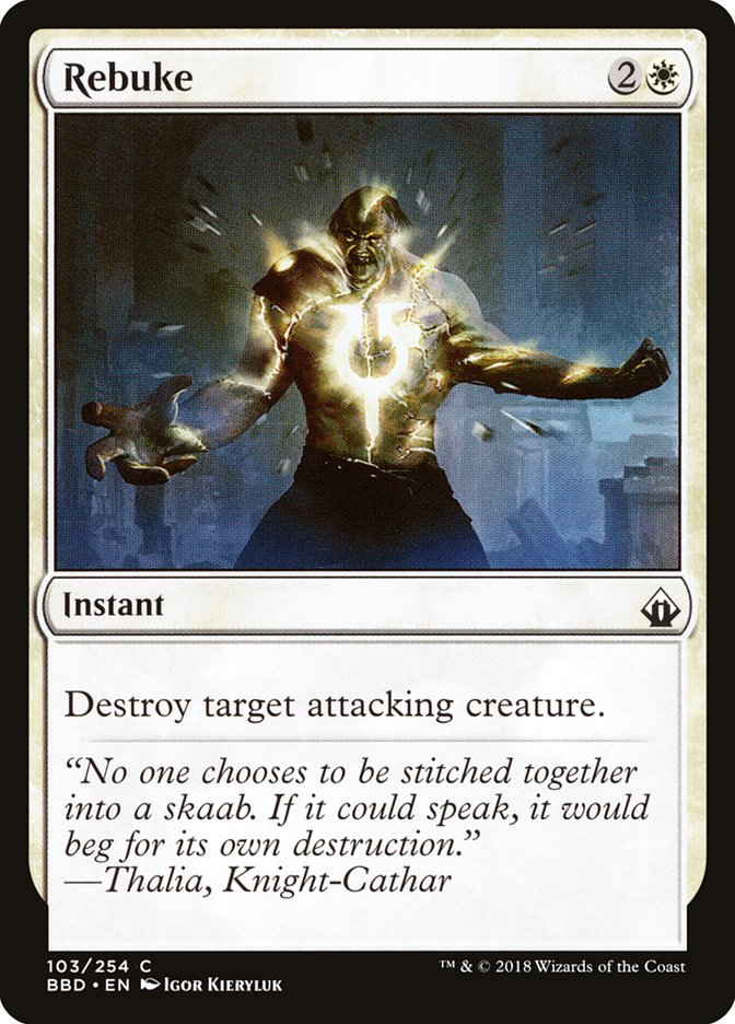 Rebuke [Battlebond] - Magic: The Gathering - Card Brawlers | Quebec | Canada |