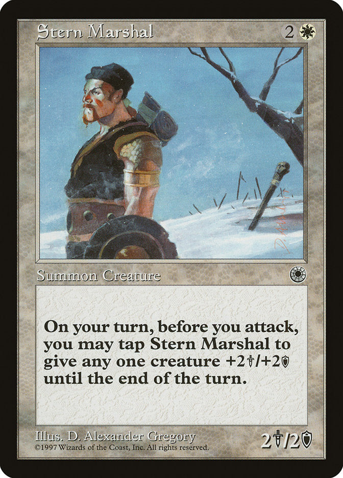 Stern Marshal [Portal] - Magic: The Gathering - Card Brawlers | Quebec | Canada |