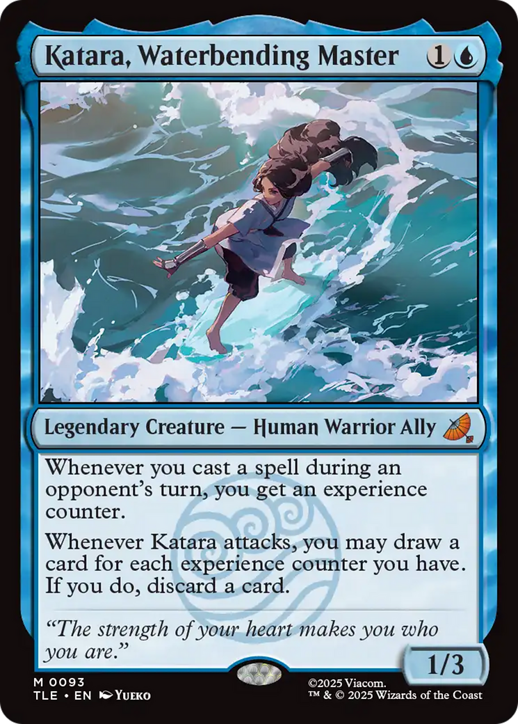 Katara, Waterbending Master [Avatar: The Last Airbender: Eternal-Legal] - Magic: The Gathering - Card Brawlers | Quebec | Canada |