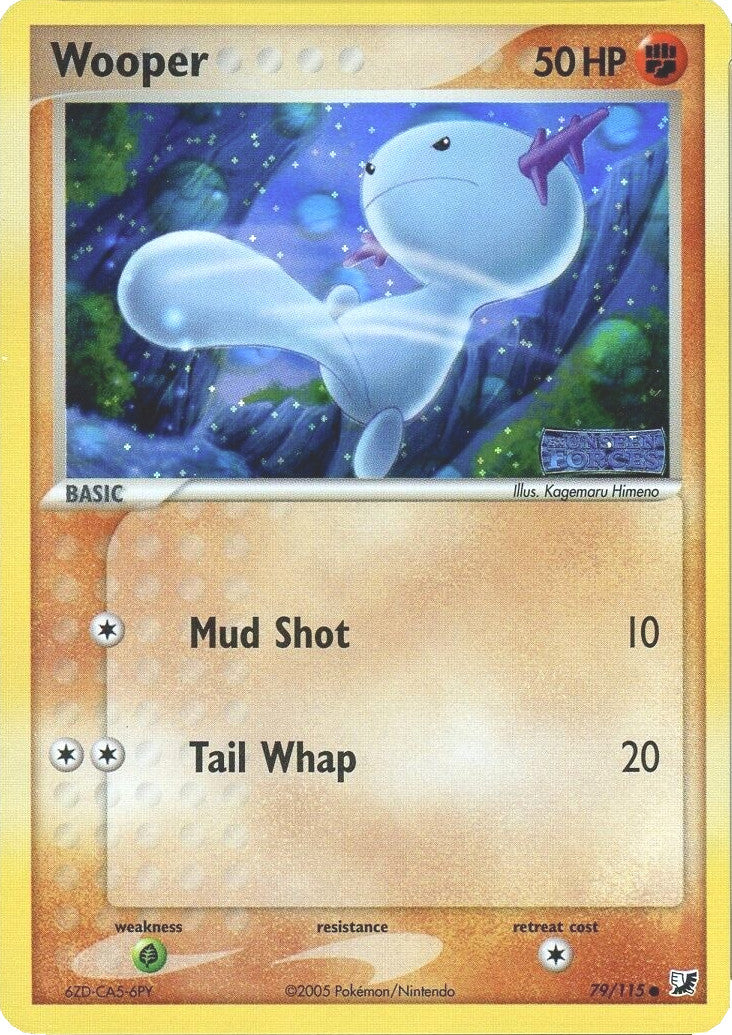 Wooper (79/115) (Stamped) [EX: Unseen Forces] - Pokémon - Card Brawlers | Quebec | Canada |