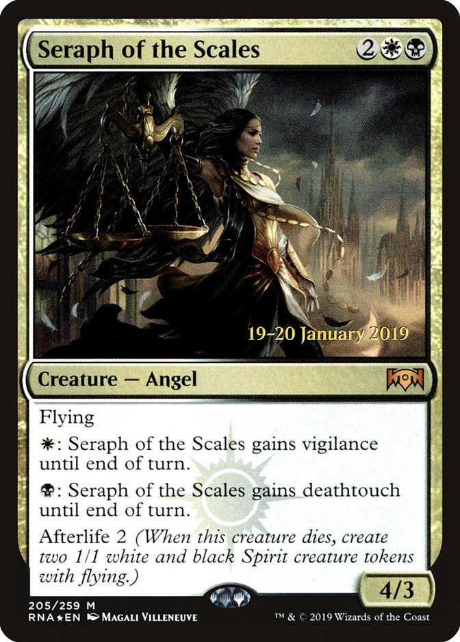 Seraph of the Scales [Ravnica Allegiance Prerelease Promos] - Magic: The Gathering - Card Brawlers | Quebec | Canada |