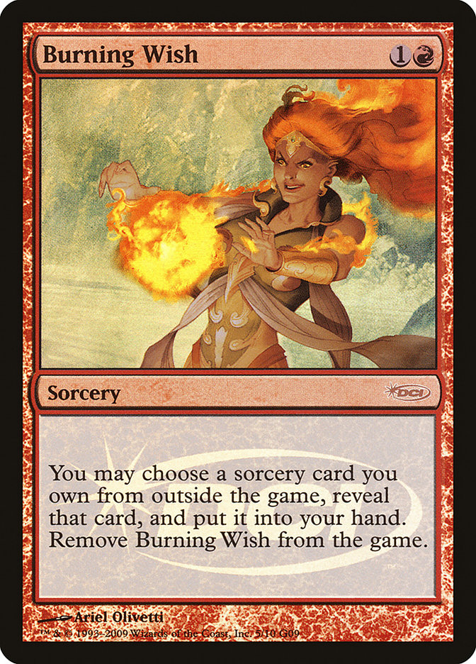 Burning Wish [Judge Gift Cards 2009] - Magic: The Gathering - Card Brawlers | Quebec | Canada |
