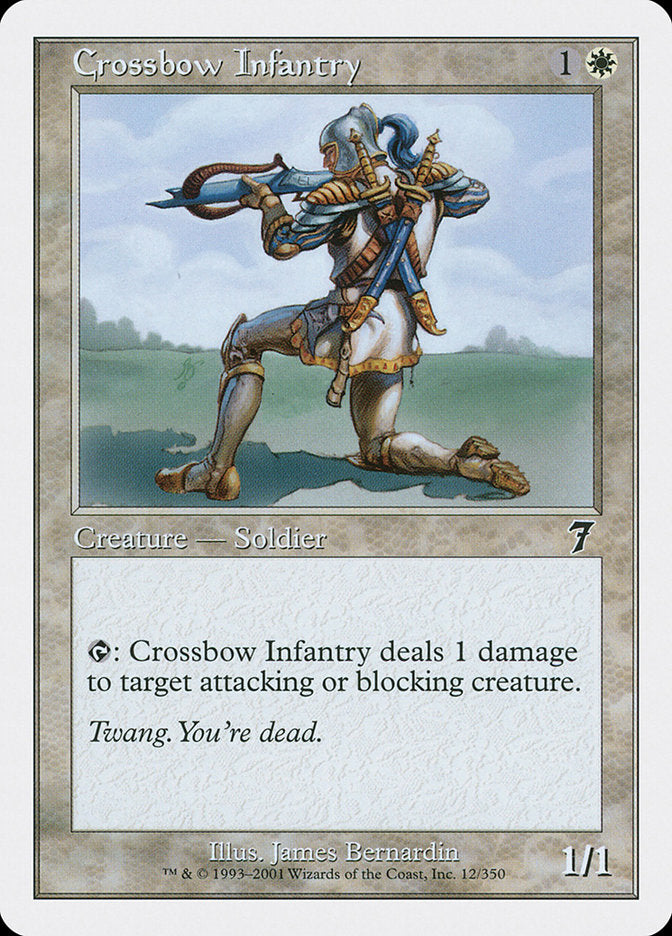 Crossbow Infantry [Seventh Edition] - Magic: The Gathering - Card Brawlers | Quebec | Canada |