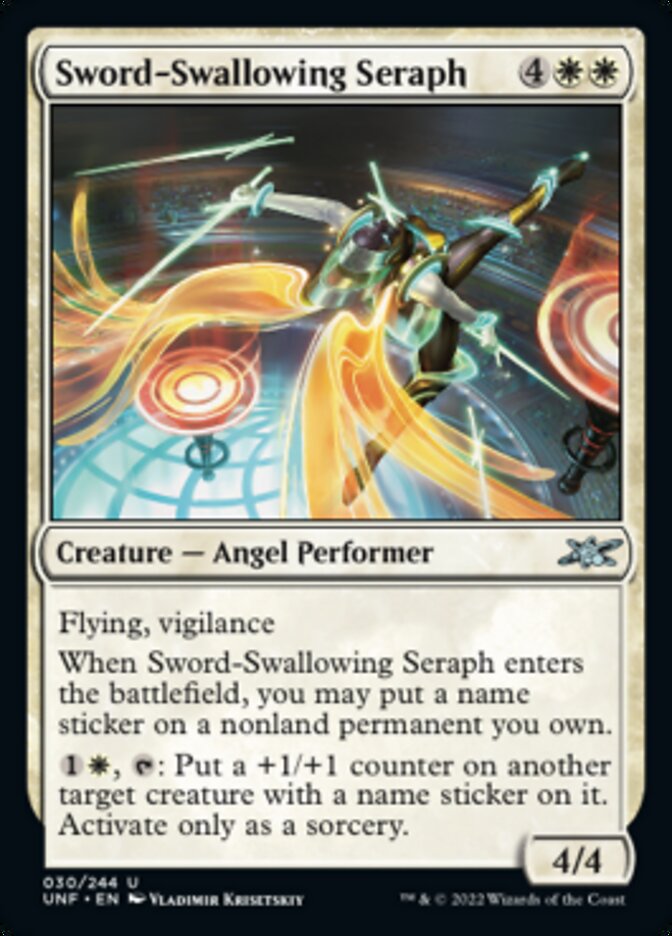 Sword-Swallowing Seraph [Unfinity] - Magic: The Gathering - Card Brawlers | Quebec | Canada |