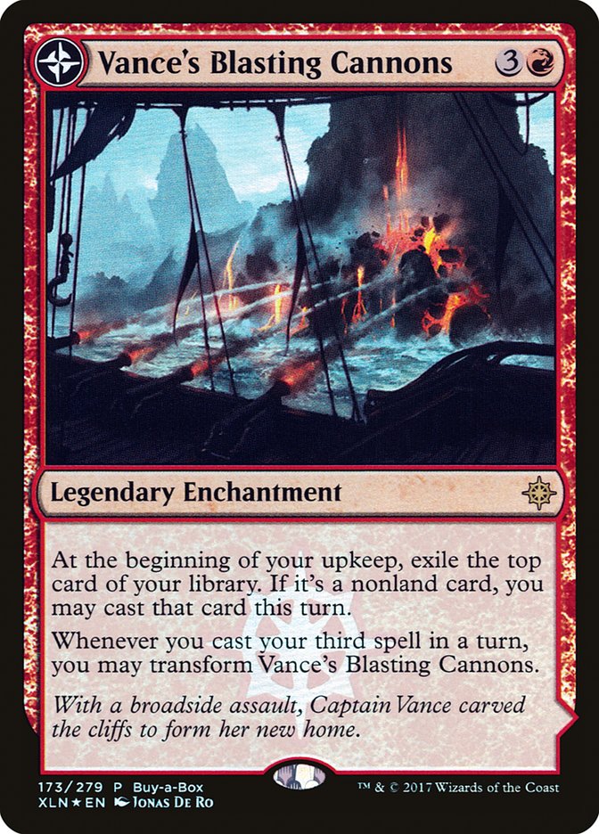 Vance's Blasting Cannons // Spitfire Bastion (Buy-A-Box) [Ixalan Treasure Chest] - Magic: The Gathering - Card Brawlers | Quebec | Canada |