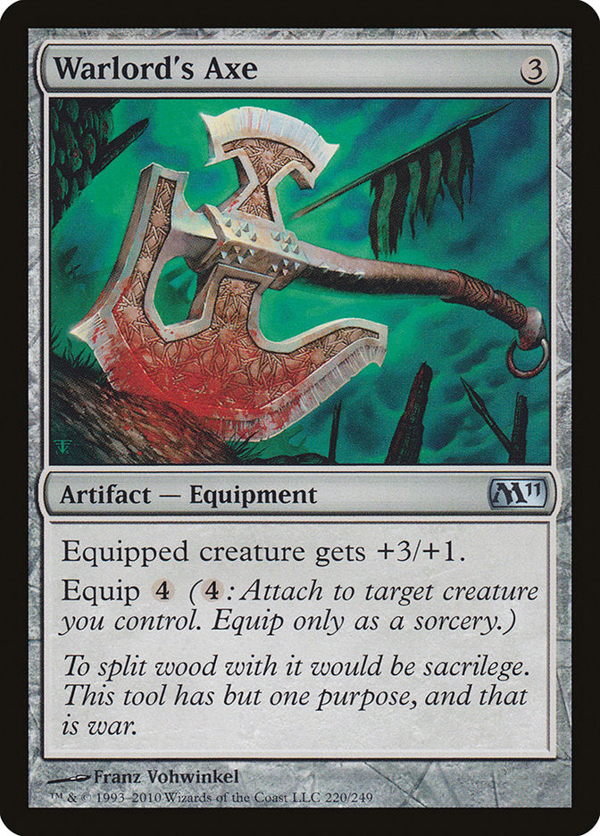 Warlord's Axe [Magic 2011] - Magic: The Gathering - Card Brawlers | Quebec | Canada |
