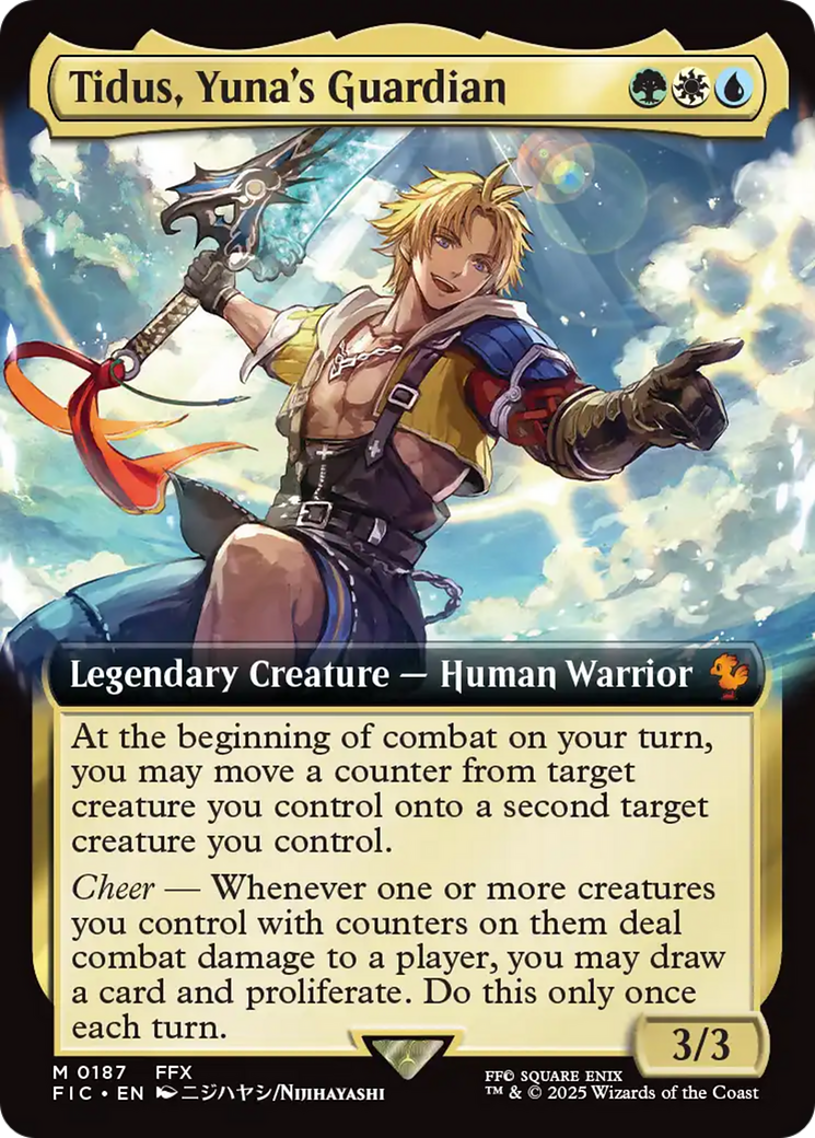 Tidus, Yuna's Guardian (Extended Art) [FINAL FANTASY Commander] - Magic: The Gathering - Card Brawlers | Quebec | Canada |