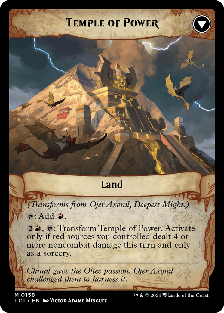 Ojer Axonil, Deepest Might // Temple of Power [The Lost Caverns of Ixalan] - Magic: The Gathering - Card Brawlers | Quebec | Canada |
