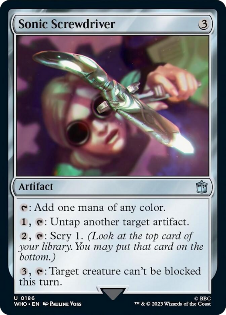 Sonic Screwdriver (0186) [Doctor Who] - Magic: The Gathering - Card Brawlers | Quebec | Canada |