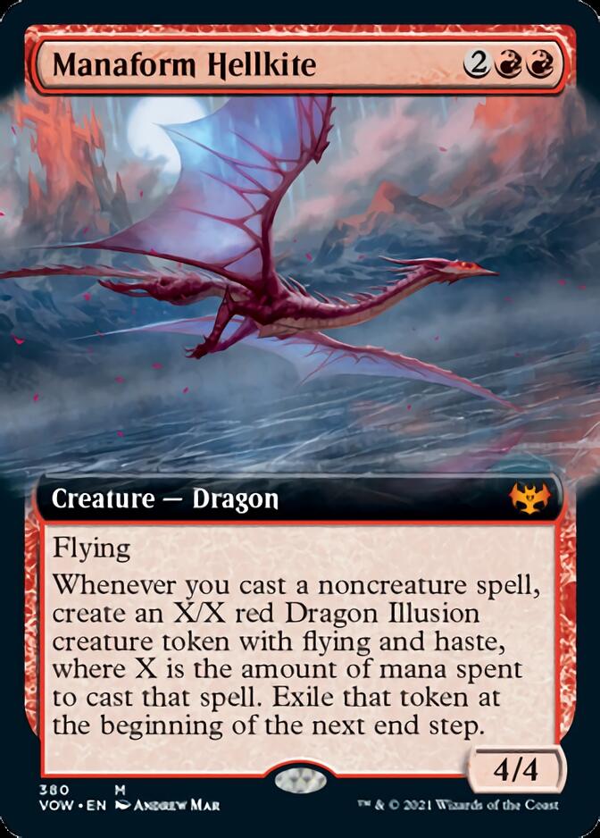 Manaform Hellkite (Extended Art) [Innistrad: Crimson Vow] - Magic: The Gathering - Card Brawlers | Quebec | Canada |