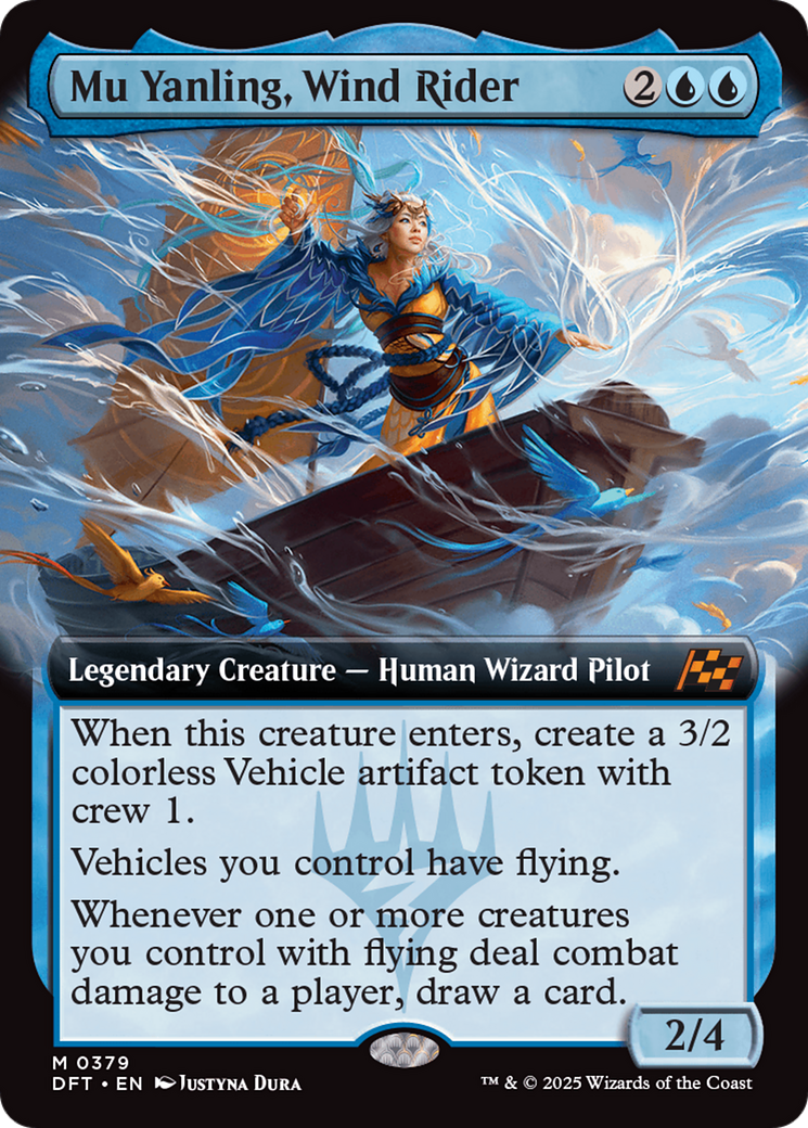 Mu Yanling, Wind Rider (Extended Art) [Aetherdrift] - Magic: The Gathering - Card Brawlers | Quebec | Canada |