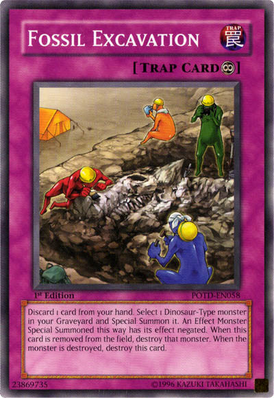 Fossil Excavation [POTD-EN058] Common - Yu-Gi-Oh! - Card Brawlers | Quebec | Canada |