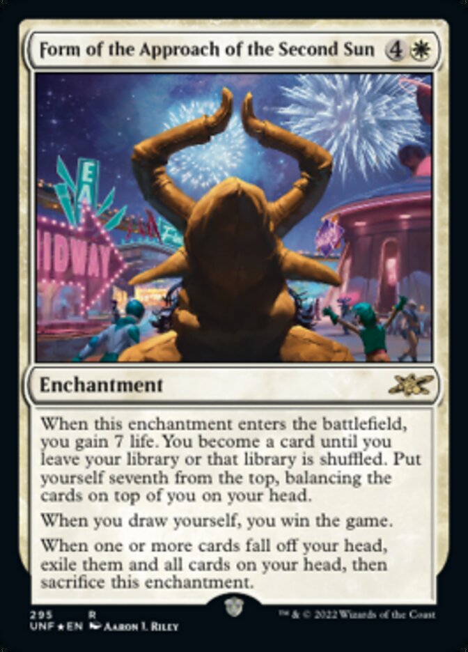 Form of the Approach of the Second Sun (Galaxy Foil) [Unfinity] - Magic: The Gathering - Card Brawlers | Quebec | Canada |