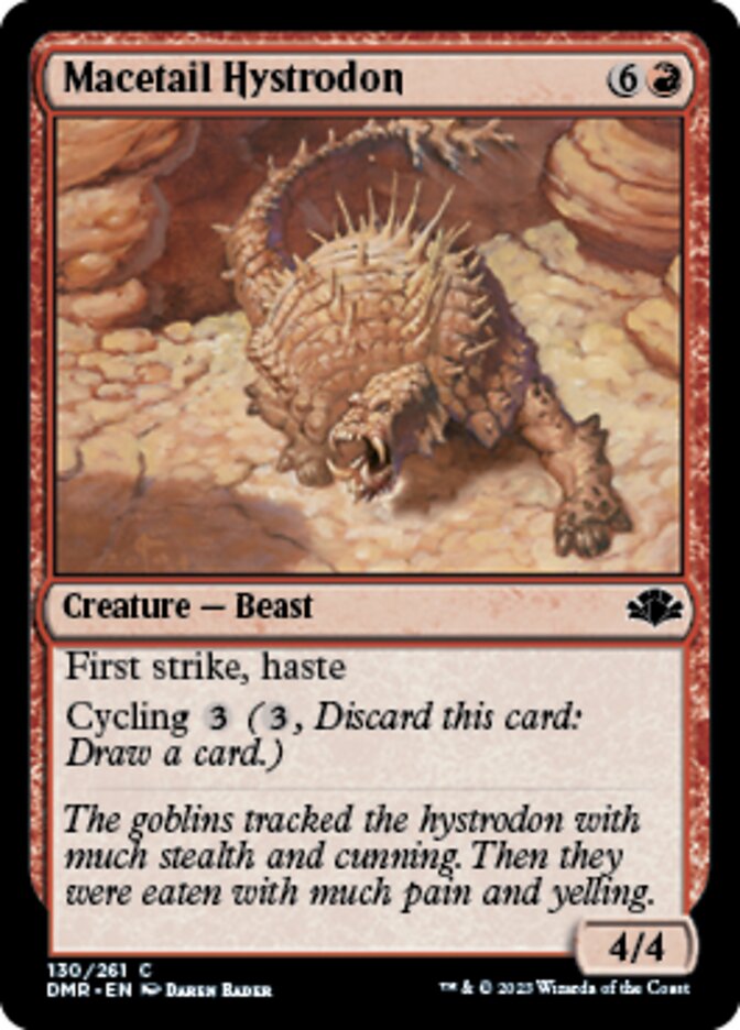Macetail Hystrodon [Dominaria Remastered] - Magic: The Gathering - Card Brawlers | Quebec | Canada |