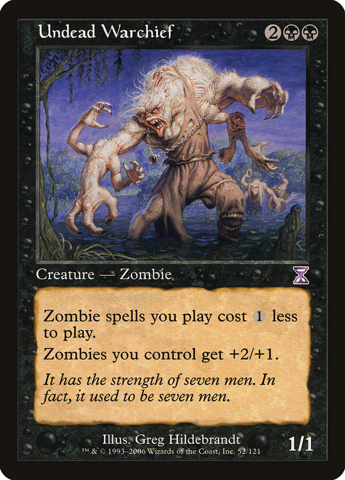 Undead Warchief [Time Spiral Timeshifted] - Magic: The Gathering - Card Brawlers | Quebec | Canada |