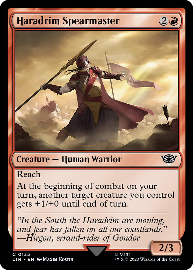 Haradrim Spearmaster [The Lord of the Rings: Tales of Middle-Earth] - Magic: The Gathering - Card Brawlers | Quebec | Canada |