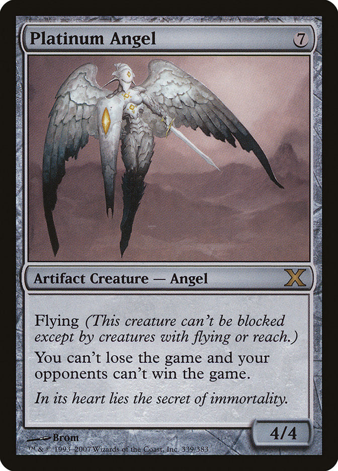 Platinum Angel [Tenth Edition] - Magic: The Gathering - Card Brawlers | Quebec | Canada |