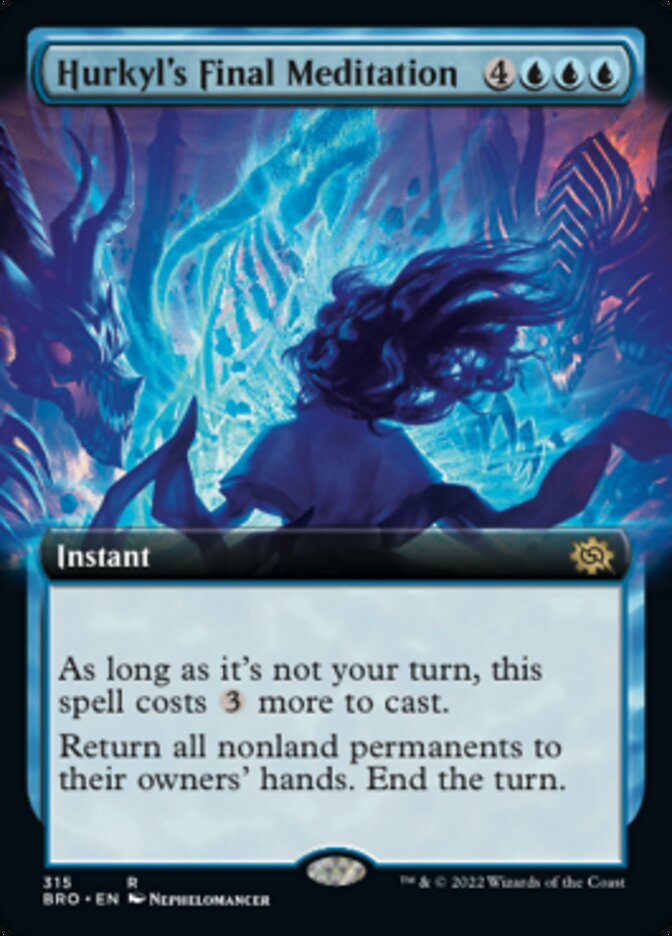 Hurkyl's Final Meditation (Extended Art) [The Brothers' War] - Magic: The Gathering - Card Brawlers | Quebec | Canada |