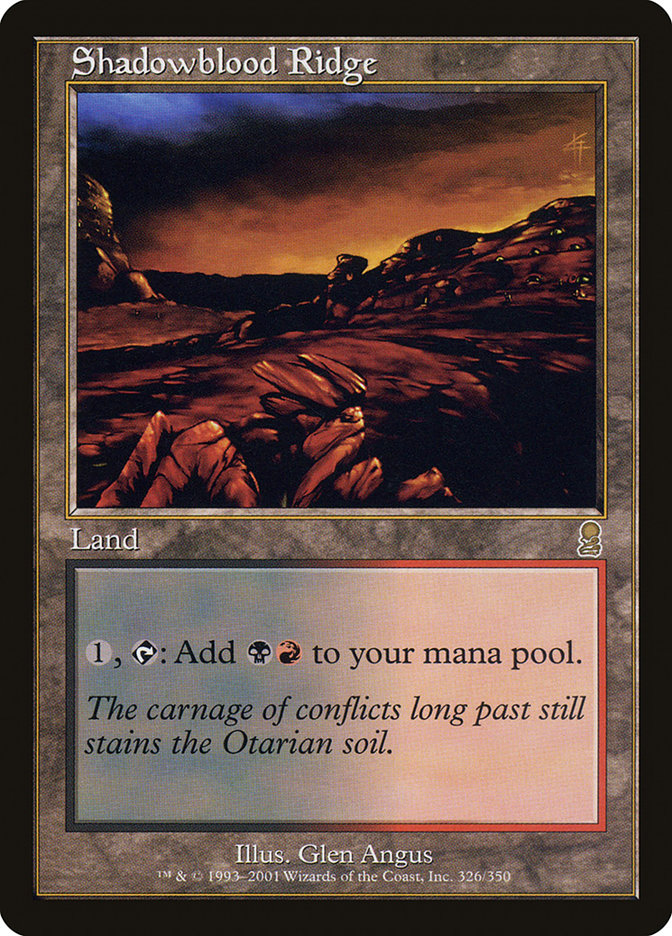Shadowblood Ridge [Odyssey] - Magic: The Gathering - Card Brawlers | Quebec | Canada |