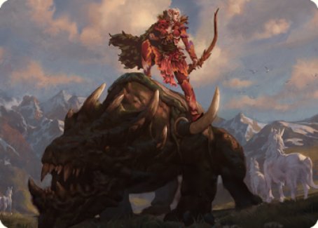 Meria's Outrider Art Card [Dominaria United Art Series] - Magic: The Gathering - Card Brawlers | Quebec | Canada |