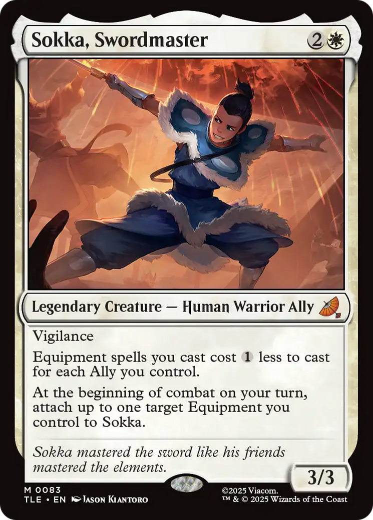 Sokka, Swordmaster [Avatar: The Last Airbender: Eternal-Legal] - Magic: The Gathering - Card Brawlers | Quebec | Canada |