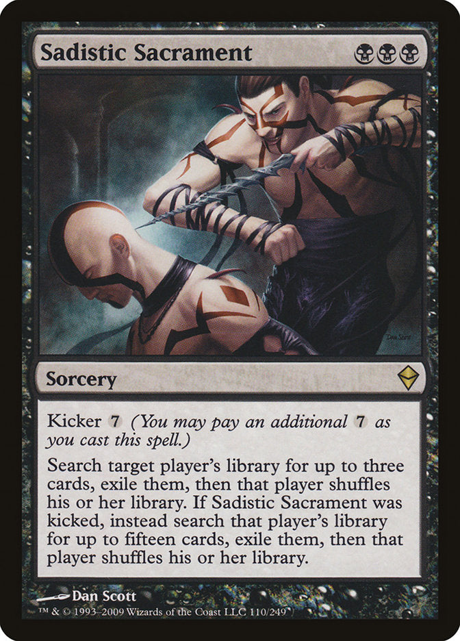 Sadistic Sacrament [Zendikar] - Magic: The Gathering - Card Brawlers | Quebec | Canada |