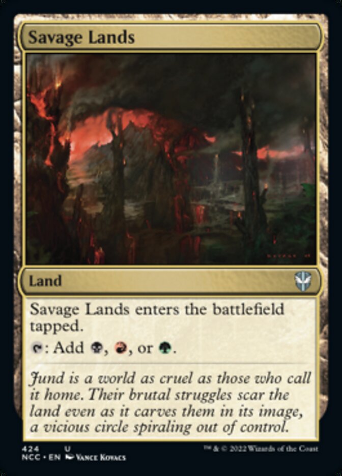 Savage Lands [Streets of New Capenna Commander] - Magic: The Gathering - Card Brawlers | Quebec | Canada |