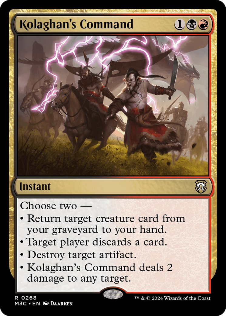 Kolaghan's Command (Ripple Foil) [Modern Horizons 3 Commander] - Magic: The Gathering - Card Brawlers | Quebec | Canada |