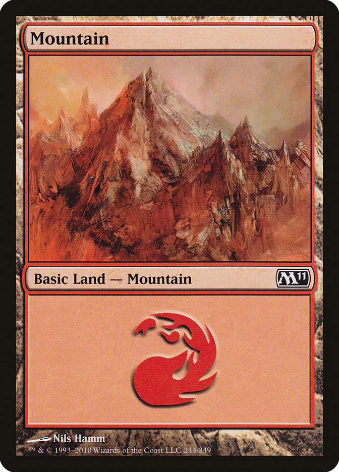 Mountain (244) [Magic 2011] - Magic: The Gathering - Card Brawlers | Quebec | Canada |