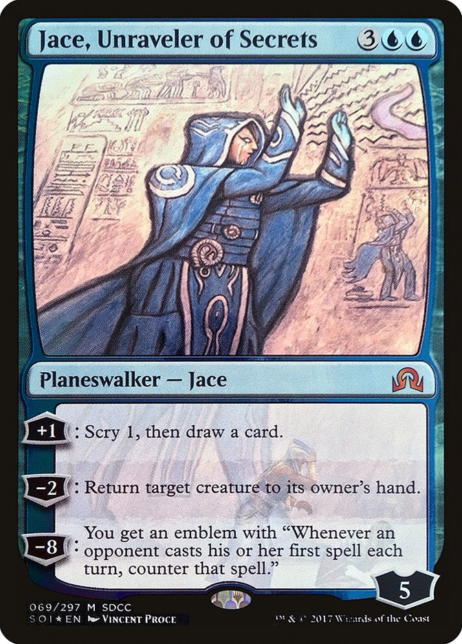 Jace, Unraveler of Secrets [San Diego Comic-Con 2017] - Magic: The Gathering - Card Brawlers | Quebec | Canada |
