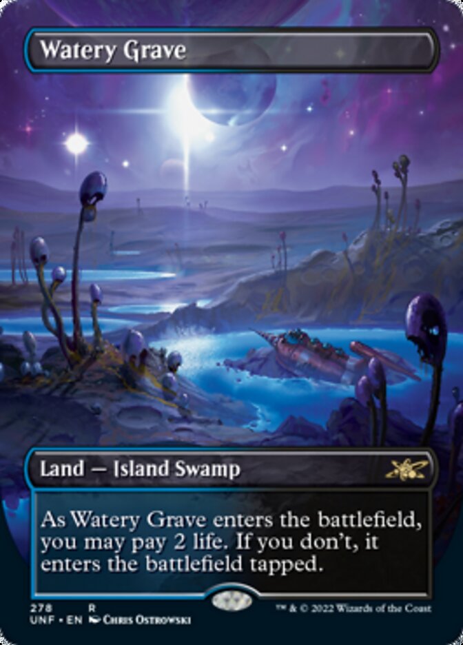 Watery Grave (Borderless) [Unfinity] - Magic: The Gathering - Card Brawlers | Quebec | Canada |