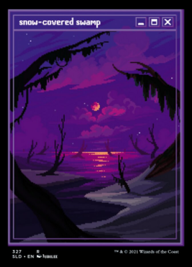 Snow-Covered Swamp (327) [Secret Lair Drop Series] - Magic: The Gathering - Card Brawlers | Quebec | Canada |