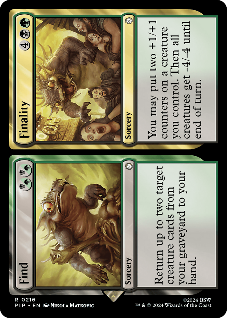 Find // Finality [Fallout] - Magic: The Gathering - Card Brawlers | Quebec | Canada |