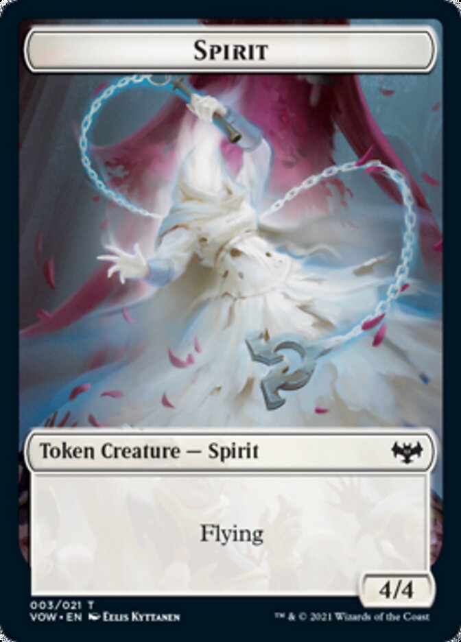 Spirit Token (003) [Innistrad: Crimson Vow Tokens] - Magic: The Gathering - Card Brawlers | Quebec | Canada |