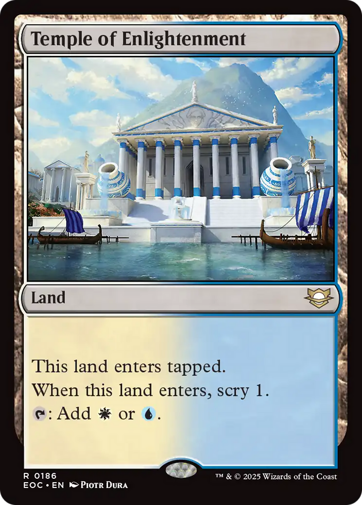 Temple of Enlightenment [Edge of Eternities Commander] - Magic: The Gathering - Card Brawlers | Quebec | Canada |